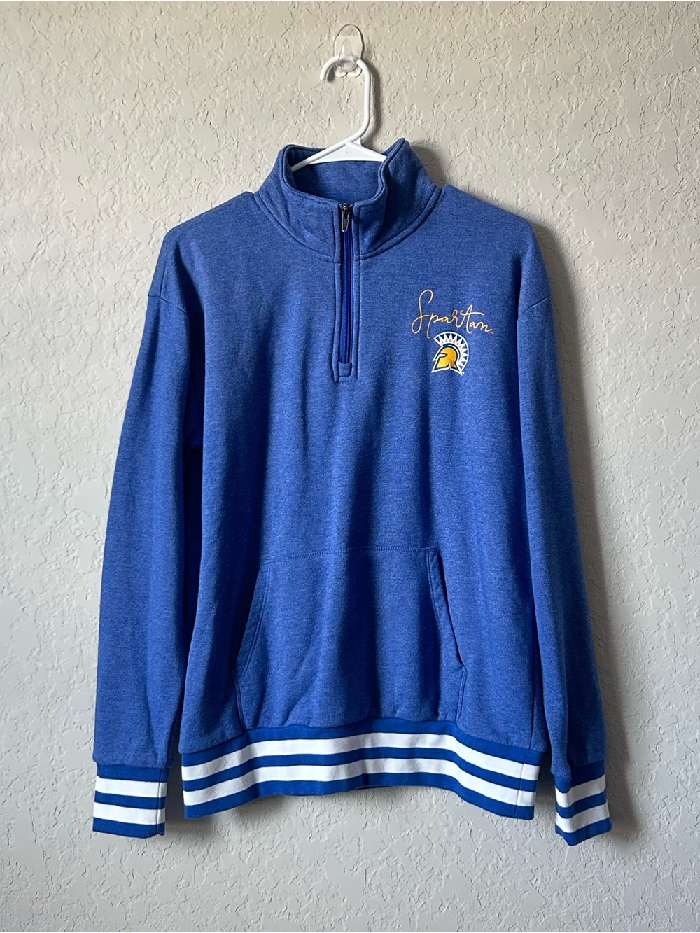 Champion Mens San Jose State Spartans Quarter Zip Sweatshirt